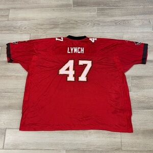 VTG NFL Reebok Tampa Bay Buccaneers “John Lynch” Football Jersey, Size: 5XL